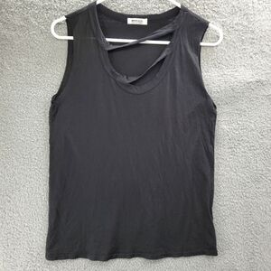 LA made Revolve Sleeveless Top Shirt Womens Size XS Pima Cotton Black